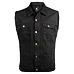CAPRICORN ROCKWEAR black without frays Černá S
