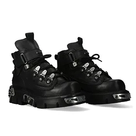 NEW ROCK 654-S1 Černá 36