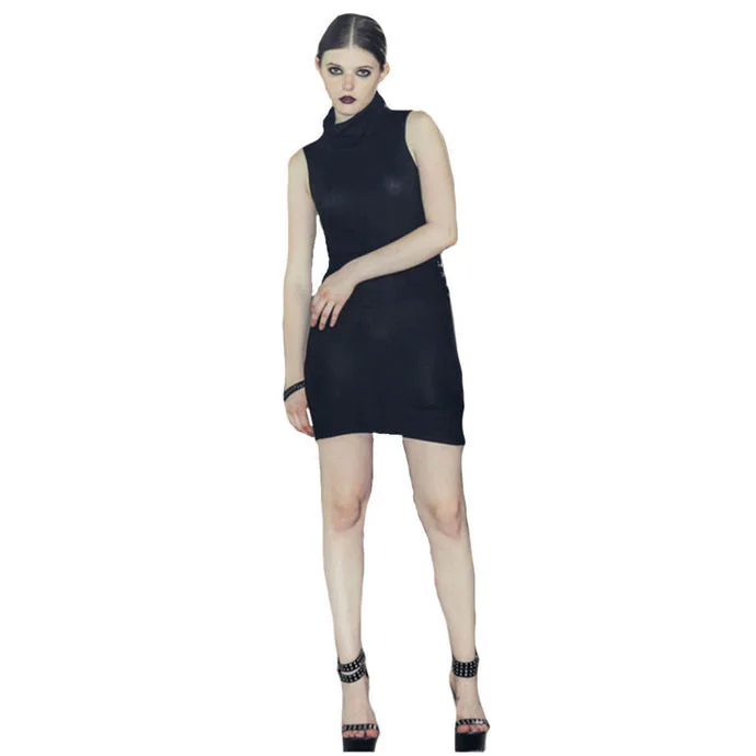 DEVIL FASHION Gothic Adore Černá L