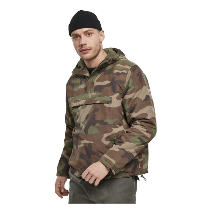 BRANDIT Windbreaker Woodland Černá Hnědá Zelená XXL